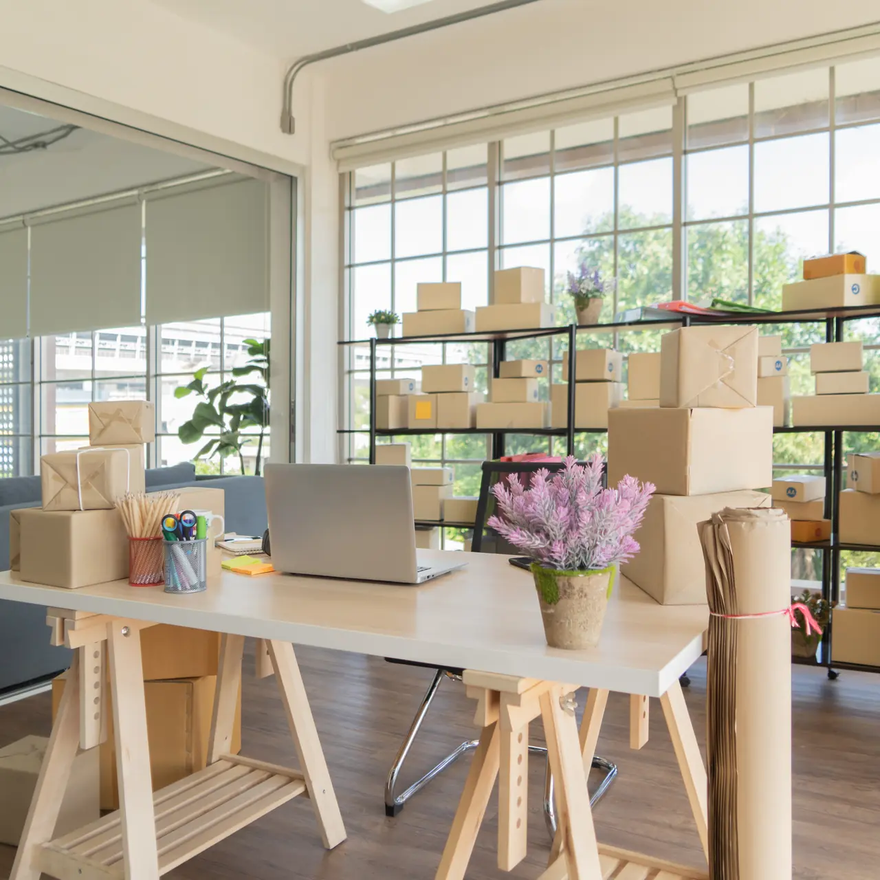 Ihr neues Zuhause eingerichtet